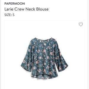 Papermoon Larie Crew Neck Blouse